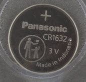 2 Pack Panasonic CR1632 3V Lithium Coin Cell Battery