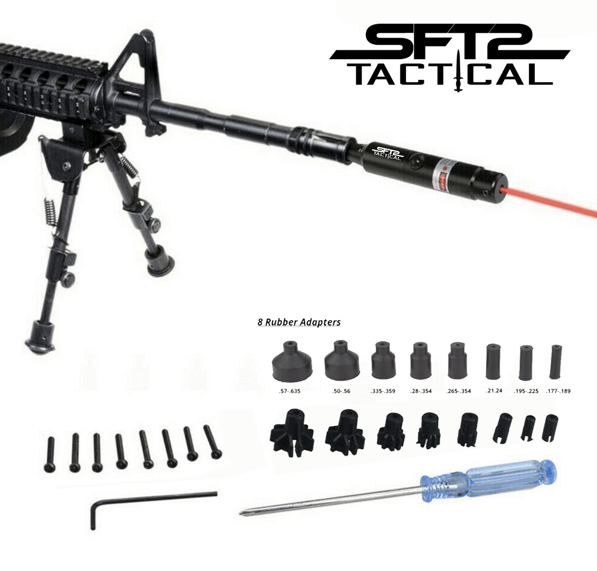 RidgeVanta™ Tactical Universal Laser Bore Sighter for .22 to .50 Caliber Scope