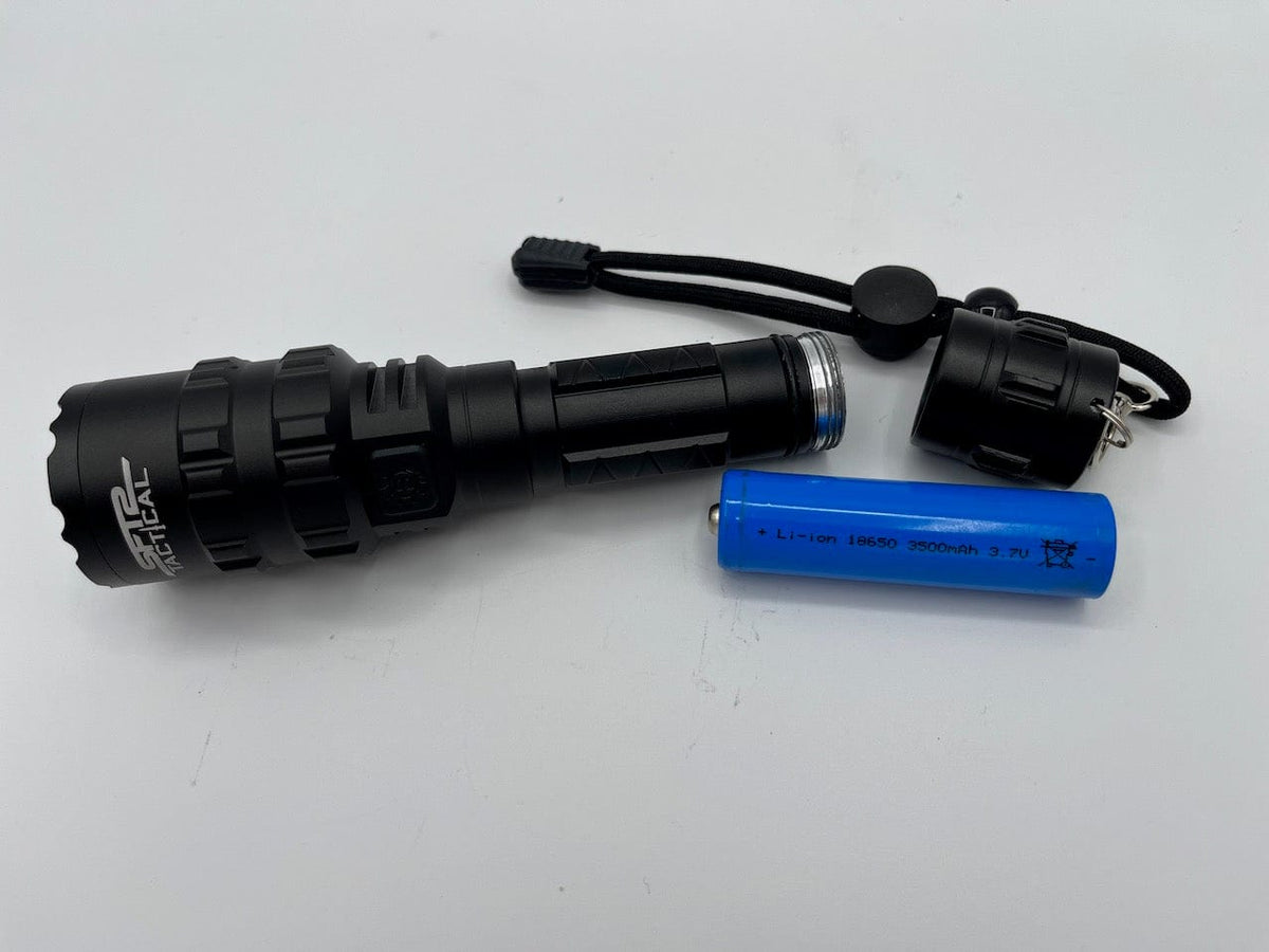 Tactical Multi Color Flashlight - 1600 Lumens