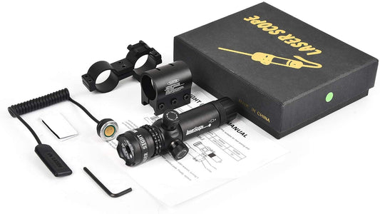 Green/Red Laser with 20mm Mount and Pressure Switch