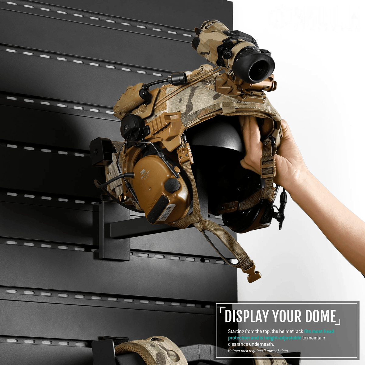 Wall Rack System - Helmet Rack