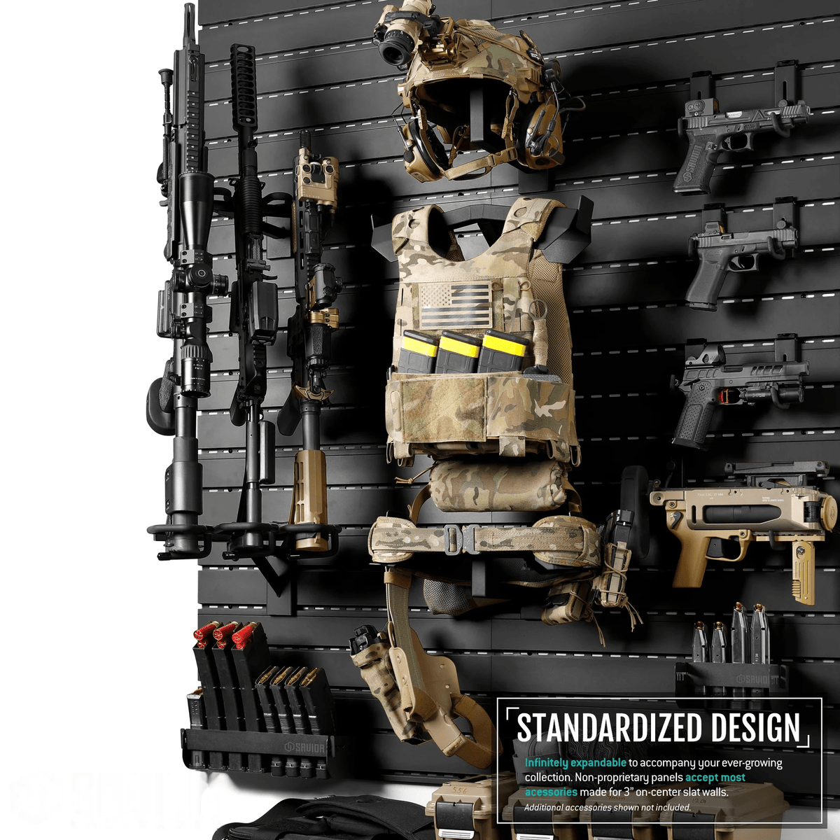 Wall Rack System - Helmet Rack