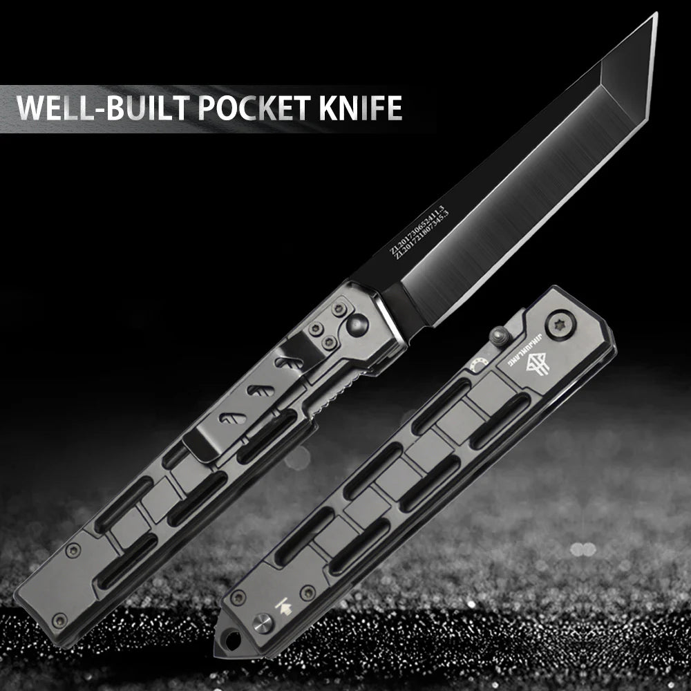 Folding Knife with Slingshot Outdoor Knife EDC Knife