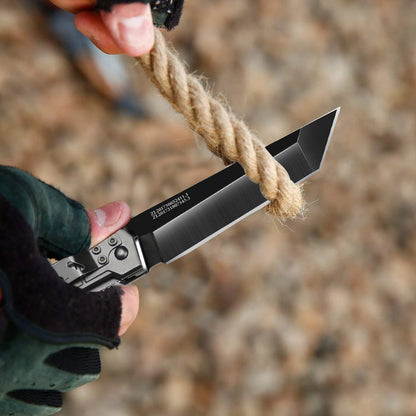 Folding Knife with Slingshot Outdoor Knife EDC Knife