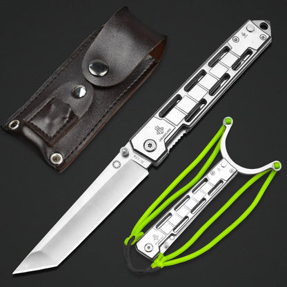 Folding Knife with Slingshot Outdoor Knife EDC Knife
