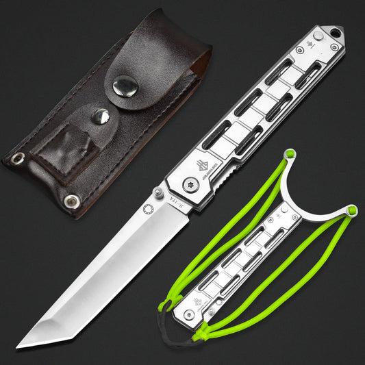 Folding Knife with Slingshot Outdoor Knife EDC Knife