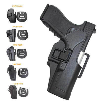 TACTICAL HOLSTER LEVEL RETENTION AUTO LOCK DUTY PISTOL GUN HOLSTER