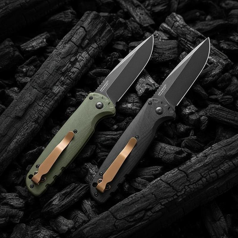 4300BK-02 CLA Utility Button Lock Folding Knife