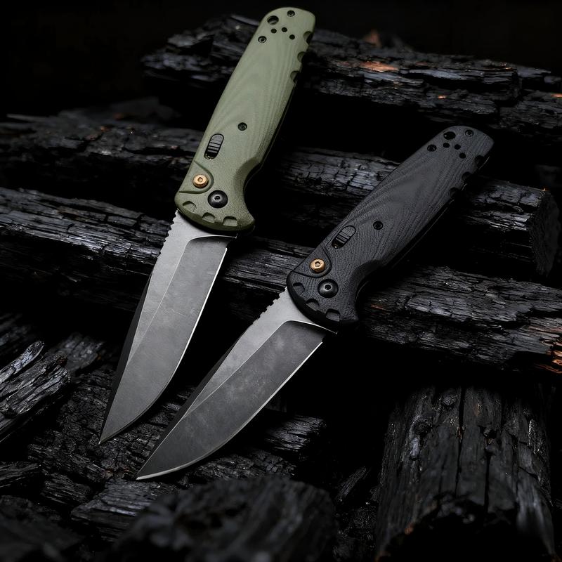 4300BK-02 CLA Utility Button Lock Folding Knife