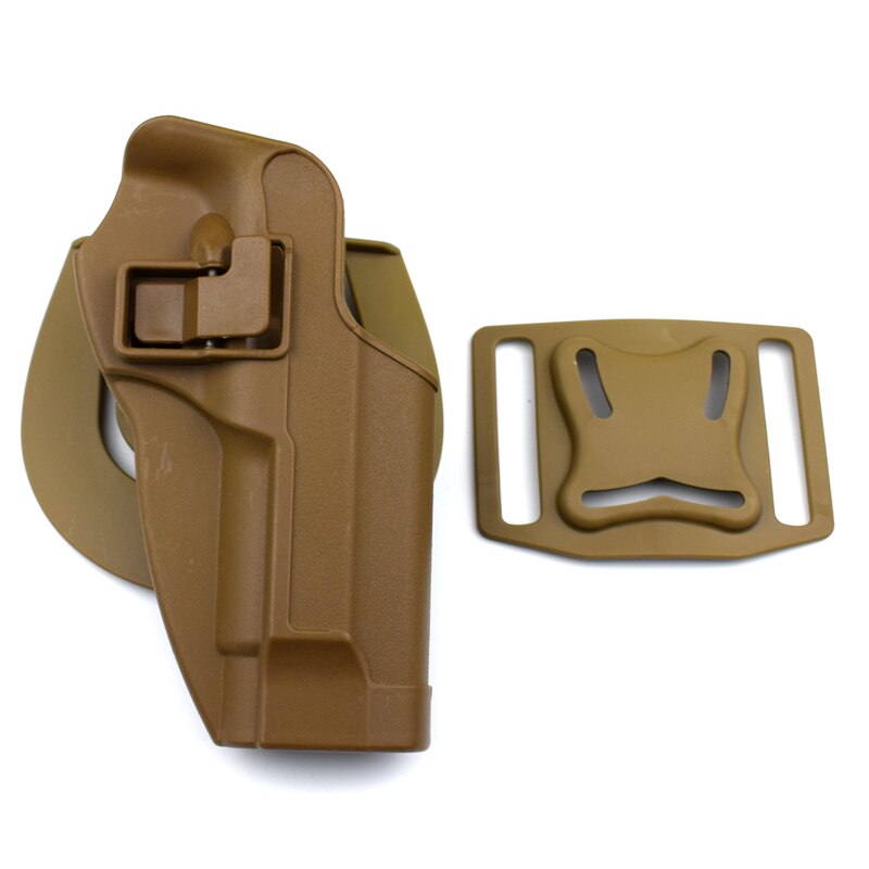 TACTICAL HOLSTER LEVEL RETENTION AUTO LOCK DUTY PISTOL GUN HOLSTER