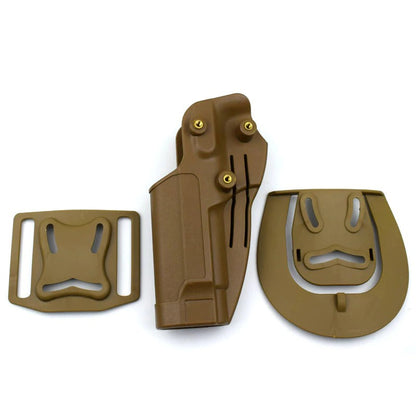 TACTICAL HOLSTER LEVEL RETENTION AUTO LOCK DUTY PISTOL GUN HOLSTER