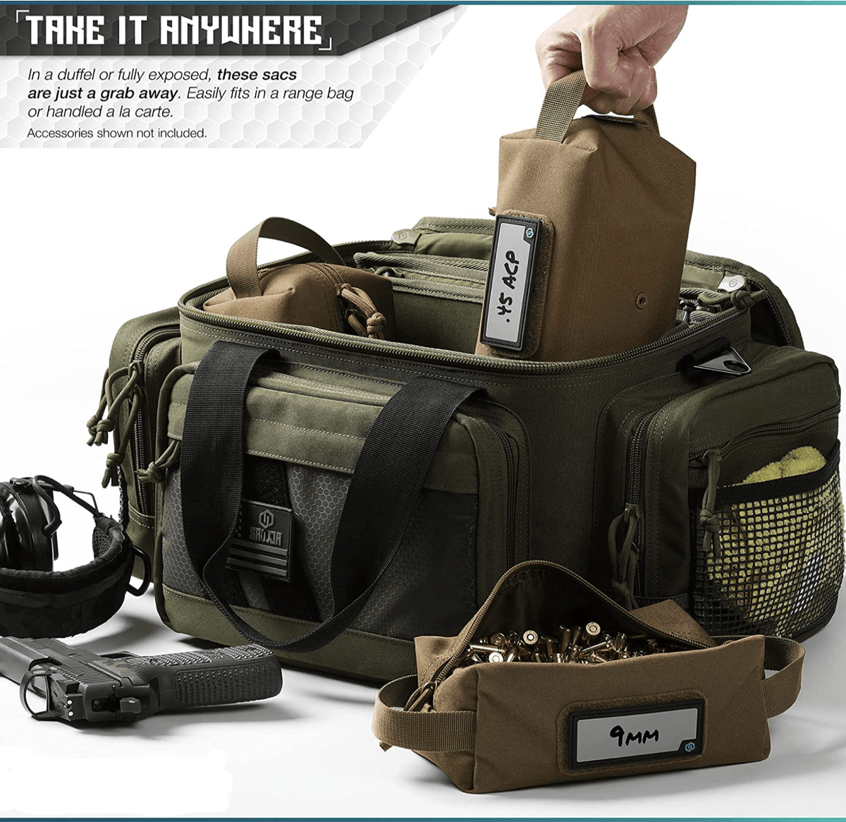 Soft Tactical Storage Pouch (4 Pack)