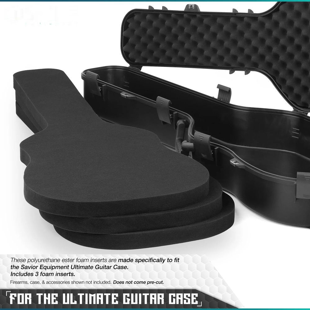 Spare Foam for Guitar Case - 3 Pack