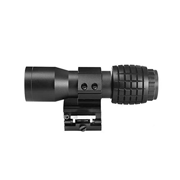 ‎BBRAND 4X MAGNIFIER SCOPE SIGHT WITH FLIP TO SIDE 20MM MOUNT PICATINNY WEAVER RAIL, QUICK DETACH FTS SUITABLE FOR REFLECTION AND HOLOGRAPHIC SIGHT - OPTICREV