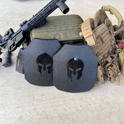 Spartan Level III+ AR550 Steel Body Armor Package
