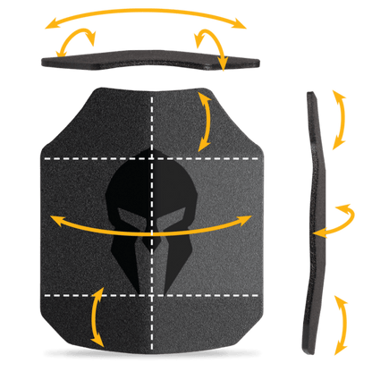Spartan Level III+ AR550 Steel Body Armor Package