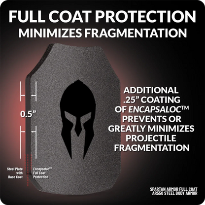 Spartan Level III+ AR550 Steel Body Armor Package