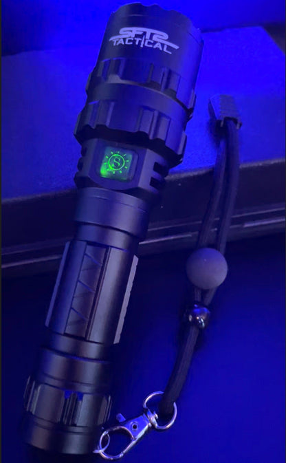 Tactical Multi Color Flashlight - 1600 Lumens
