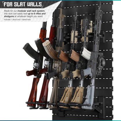 Build Your Wall Rack w/Angle Adjustable Rifle Wall Rack