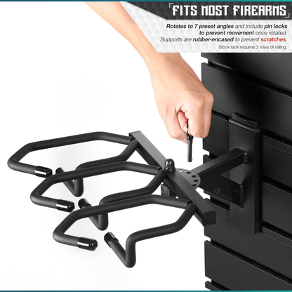 Build Your Wall Rack w/Rifle Wall Rack