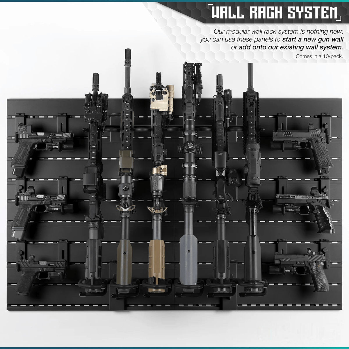 Build Your Wall Rack w/Tactical Gear Rack