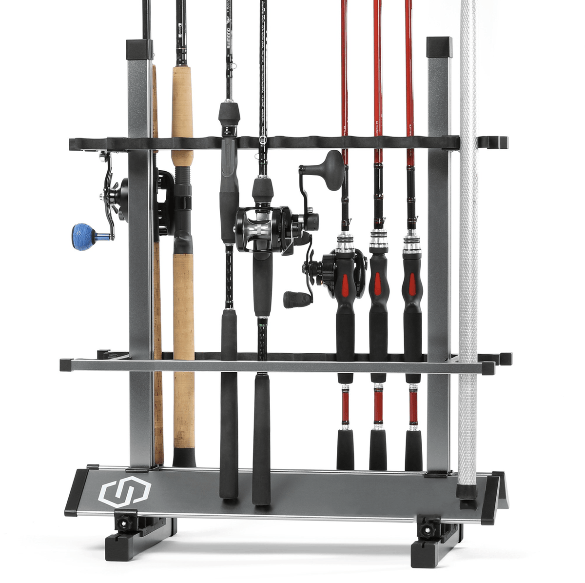 Fishing Pole Aluminum Rack (3 Sizes)