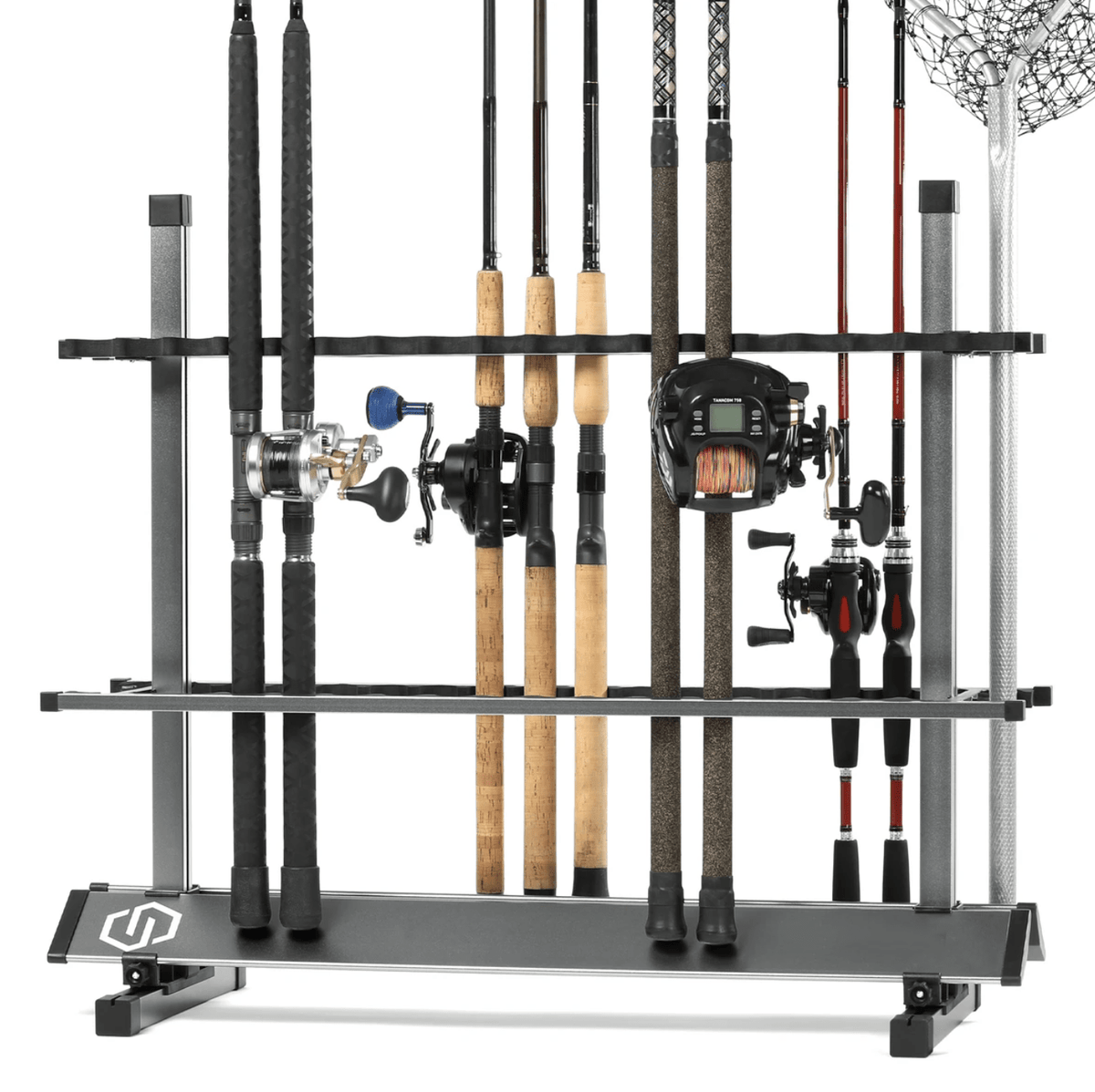 Fishing Pole Aluminum Rack (3 Sizes)
