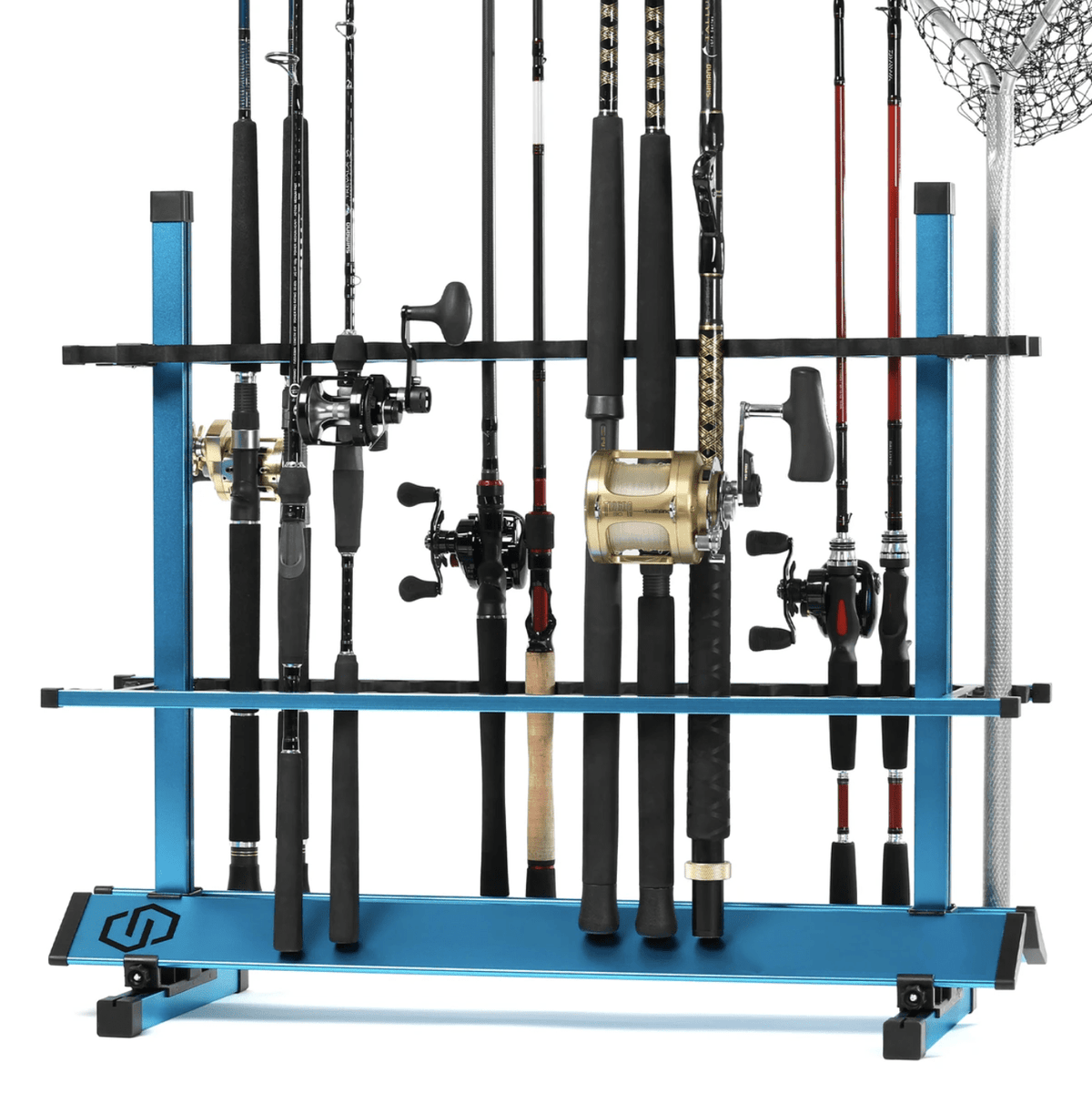 Fishing Pole Aluminum Rack (3 Sizes)