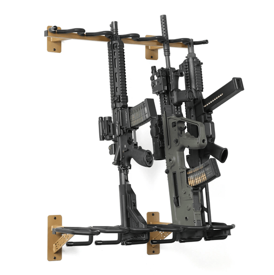 6 Rifle Wall Rack