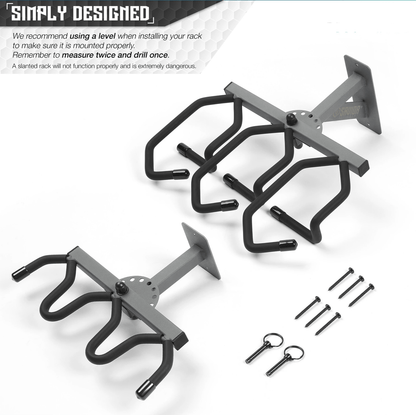 3 Slot Adjustable Wall Rack