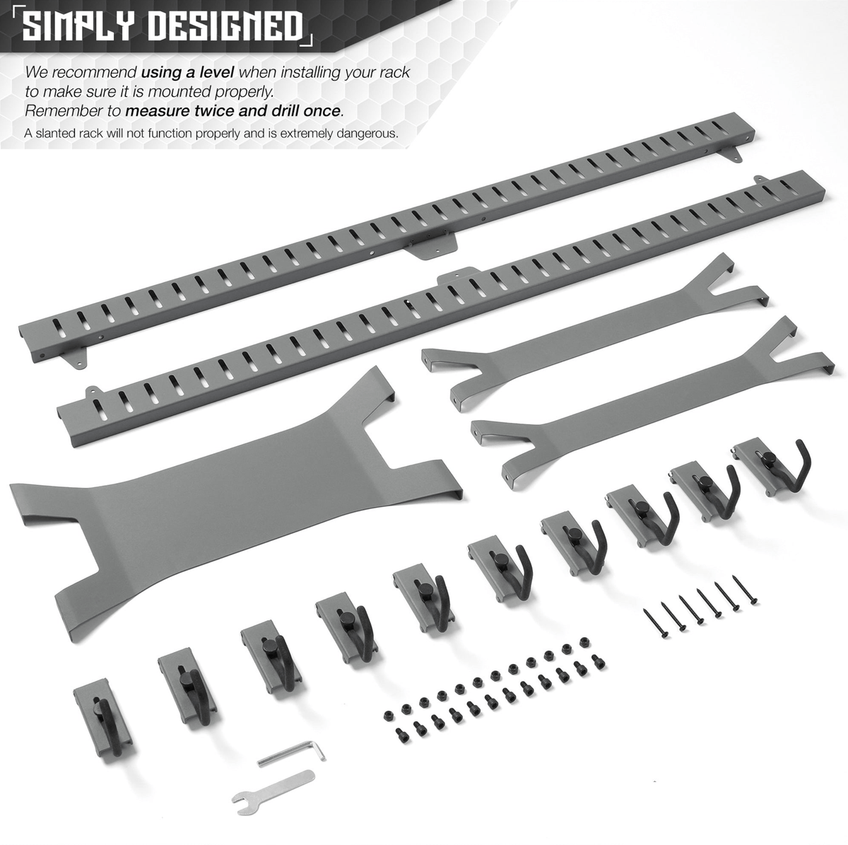 Horizontal Wall Rack