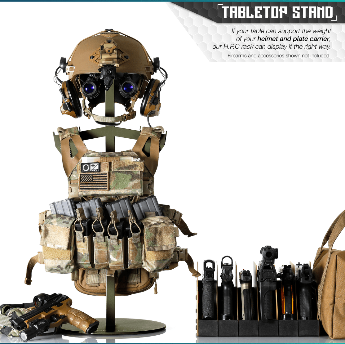Tabletop Gear Rack - HWC