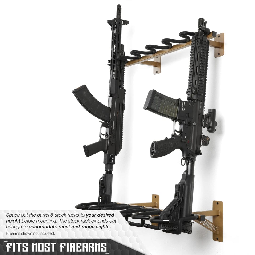 6 Rifle Wall Rack
